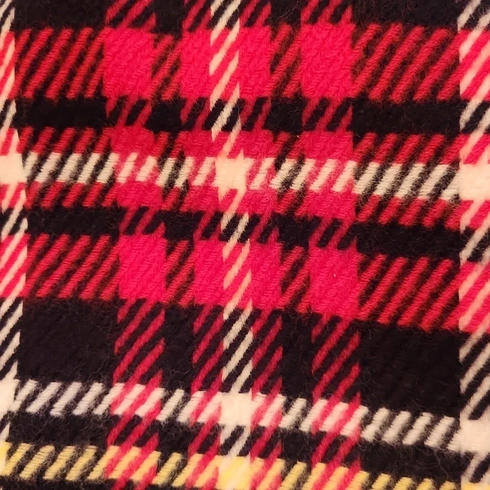 Ralph Lauren wool blend red Tartan Scarf new with tags